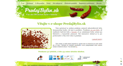 Desktop Screenshot of predajbylin.sk